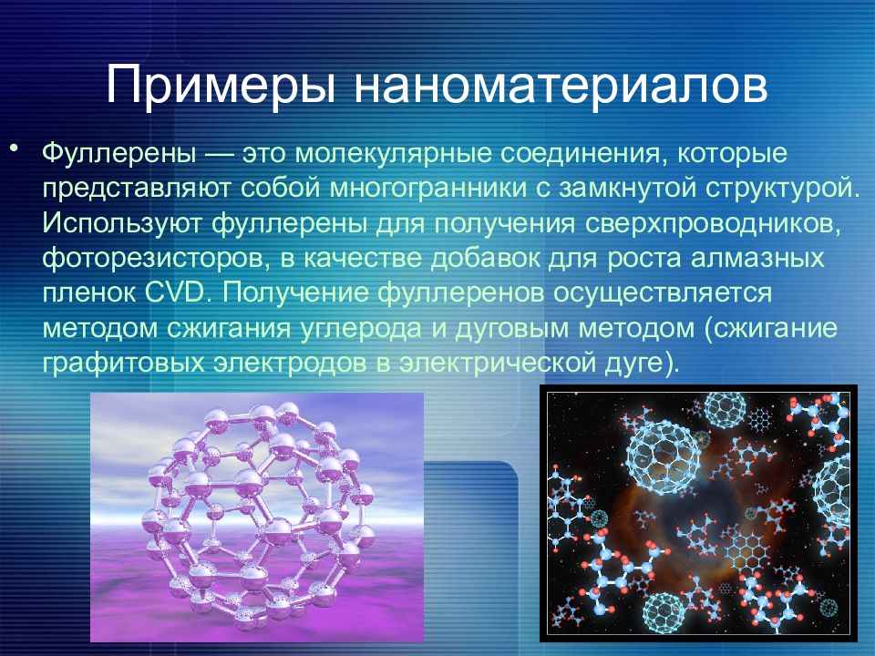 Презентация на тему фуллерен по химии