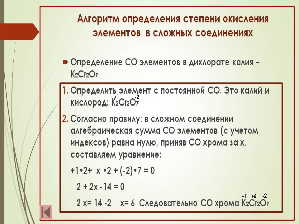 Валентность и степень окисления презентация