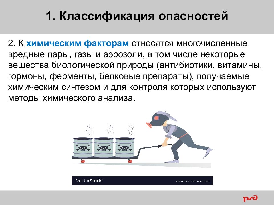 1 Вредные и (или) опасные производственные факторы на рабочем месте