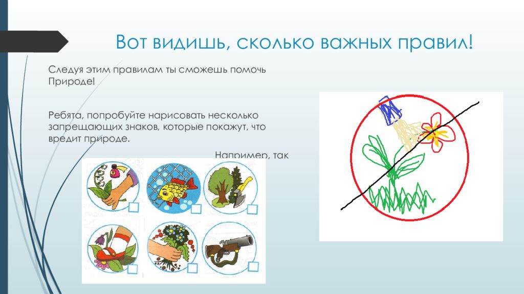 Охране природы способствует