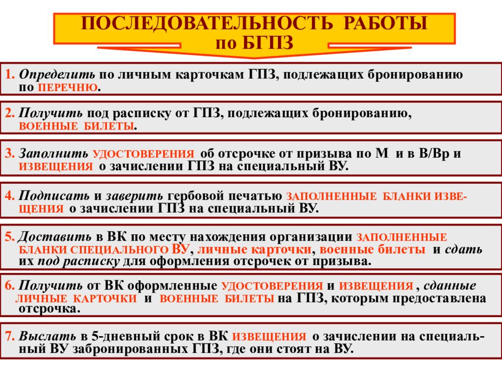 План проведения работ по организации оповещения граждан пребывающих в запасе в рабочее время