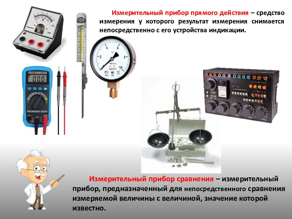 Измерительные приборы в метрологии презентация