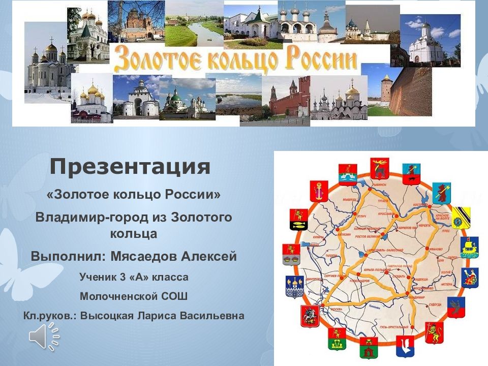 Какие города есть в золотом кольце россии