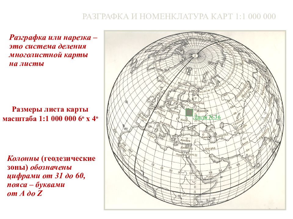 Разграфка карт. Картография разграфка. Разграфка многолистной карты. Номенклатура многолистных карт. Советская система разграфки и номенклатуры топографических карт.