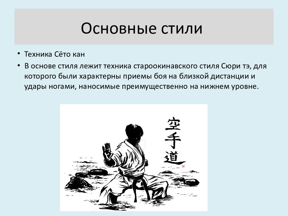 Типы карате. Основные стили карате. Презентация на тему каратэ. Доклад по физкультуре на тему карате. Разновидности каратэ.