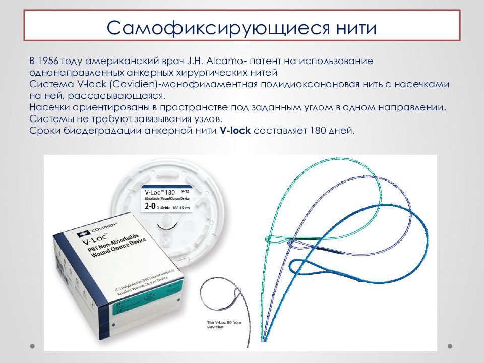 Шовный материал презентация