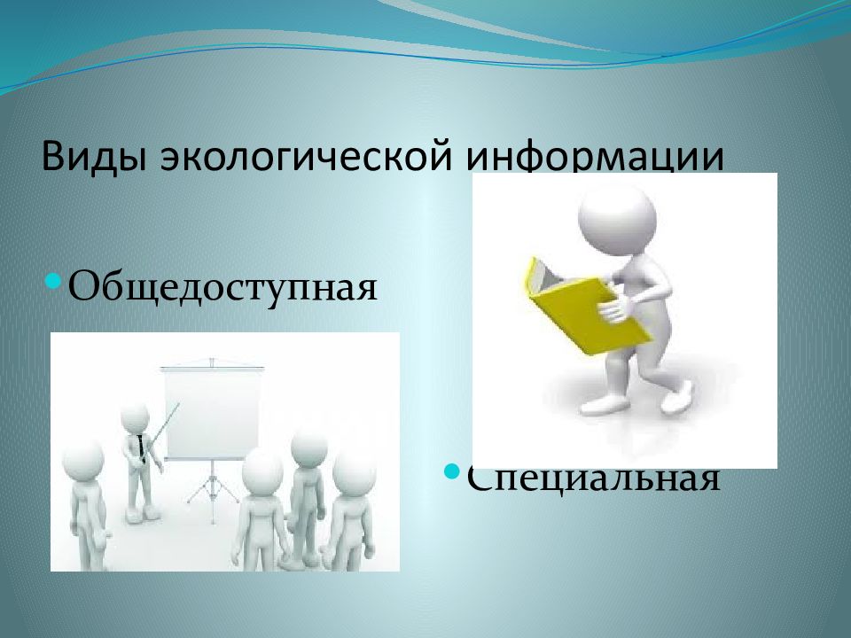 Природна информация. Требования к экологической информации. Доступ к экологической информации. Формы экологической информации. Понятие экологической информации.