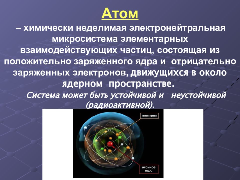 Состоящие из 3 атомов. Атом электронейтральная частица. Атом химически неделимая электронейтральная. Электронейтральная частица состоящая из ядра и электронов. Атом — электронейтральная заряженная частица.