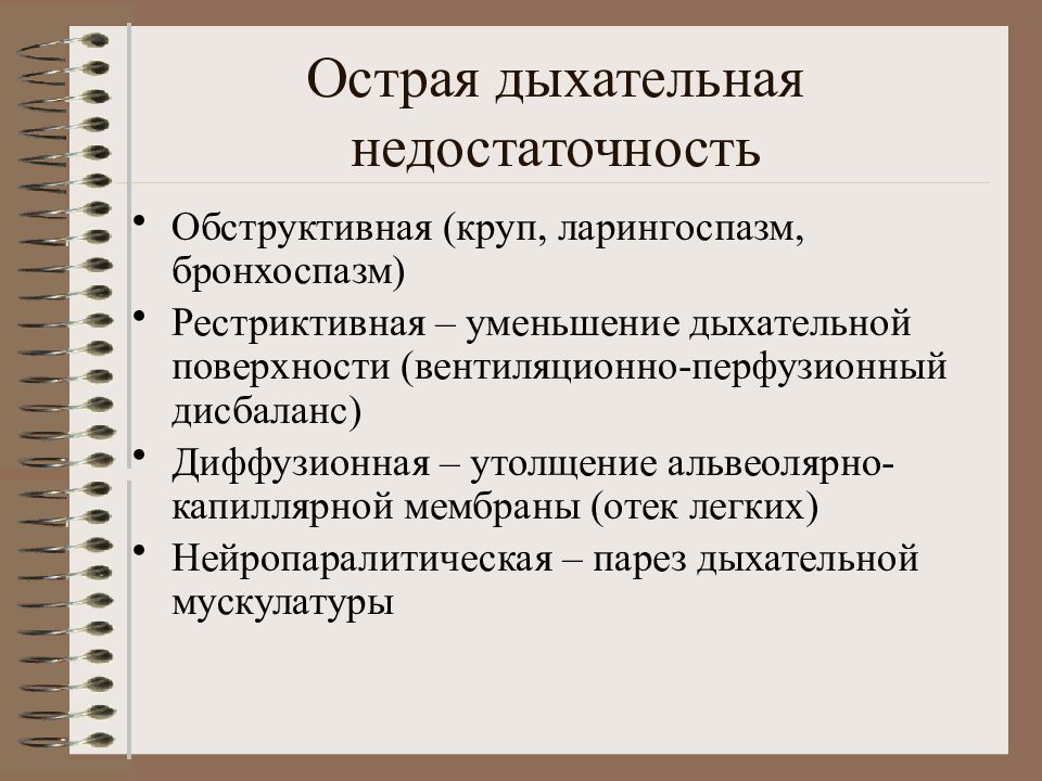 Диагностика острой дыхательной недостаточности. Острая дыхательная недостаточность. Обструктивная острая дыхательная недостаточность. Синдром острой дыхательной недостаточности. Основные причины острой дыхательной недостаточности.