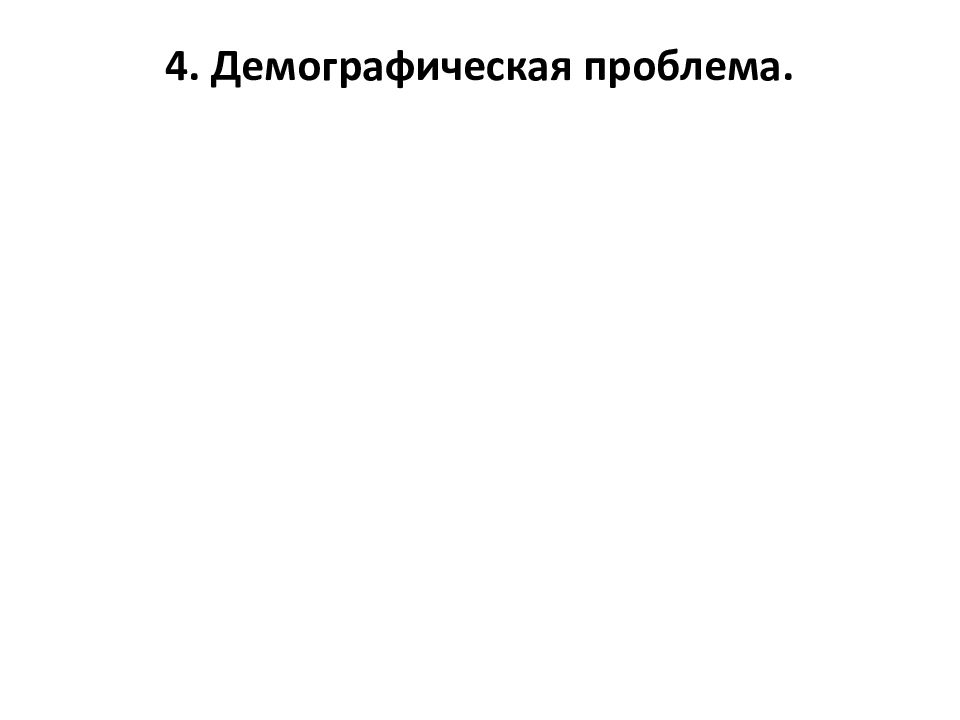 Демографические проблемы современности философия презентация