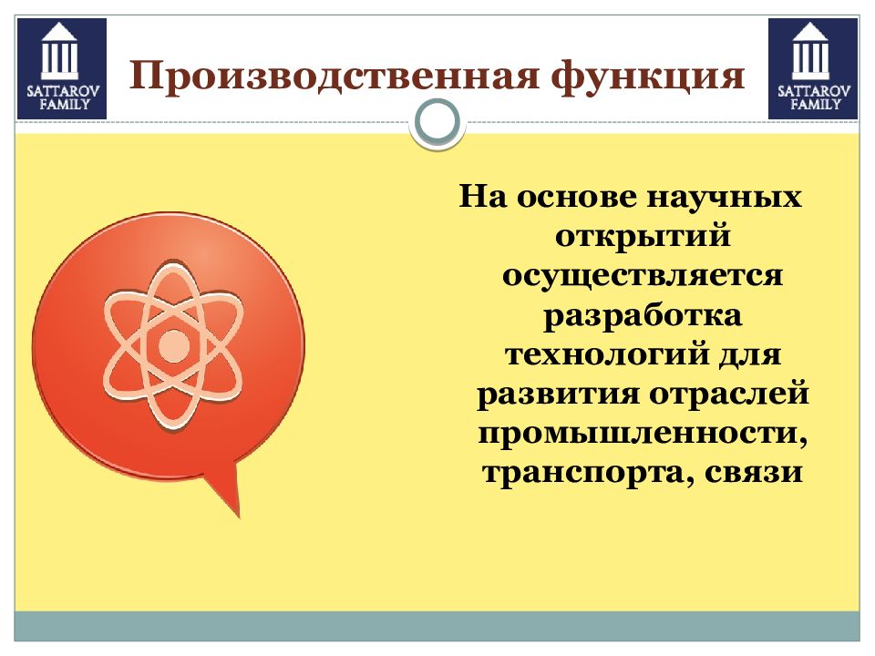 9 наука образование. Производственная функция науки. Производственная функция науки картинки для презентации. Функции производственной силы. Промышленная функция Москвы.