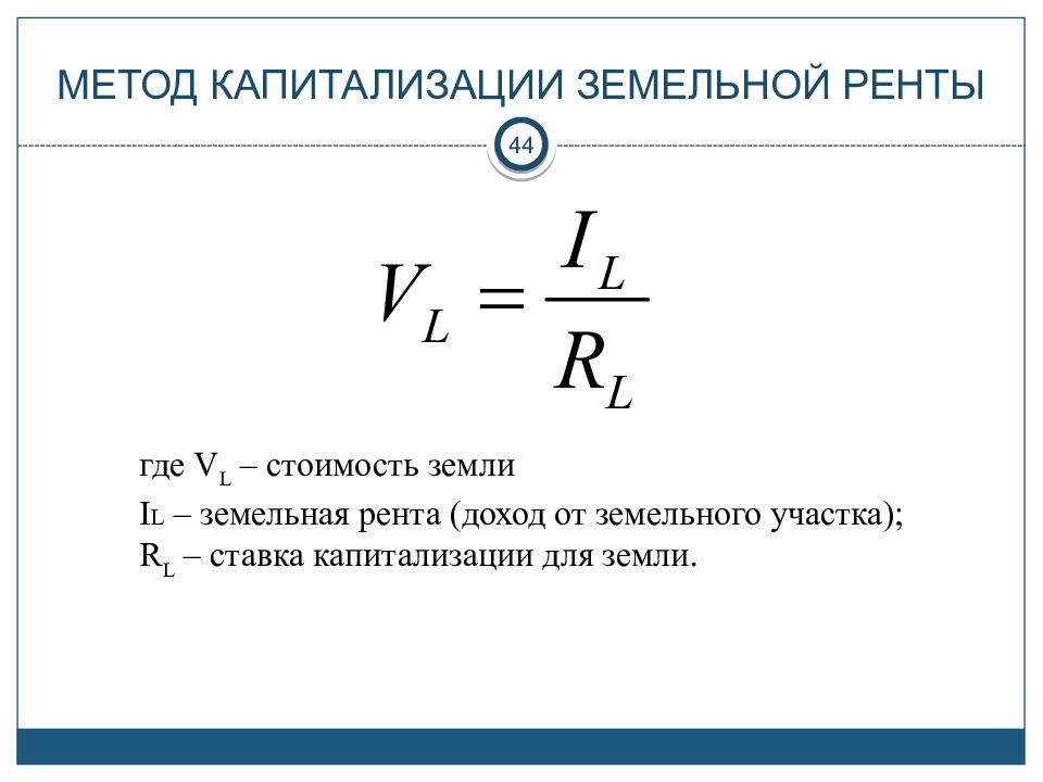 Метод земли. Метод капитализации земельной ренты. Метод капитализации земельной ренты формула. Методы оценки земельной ренты. Метод капитализации формула.