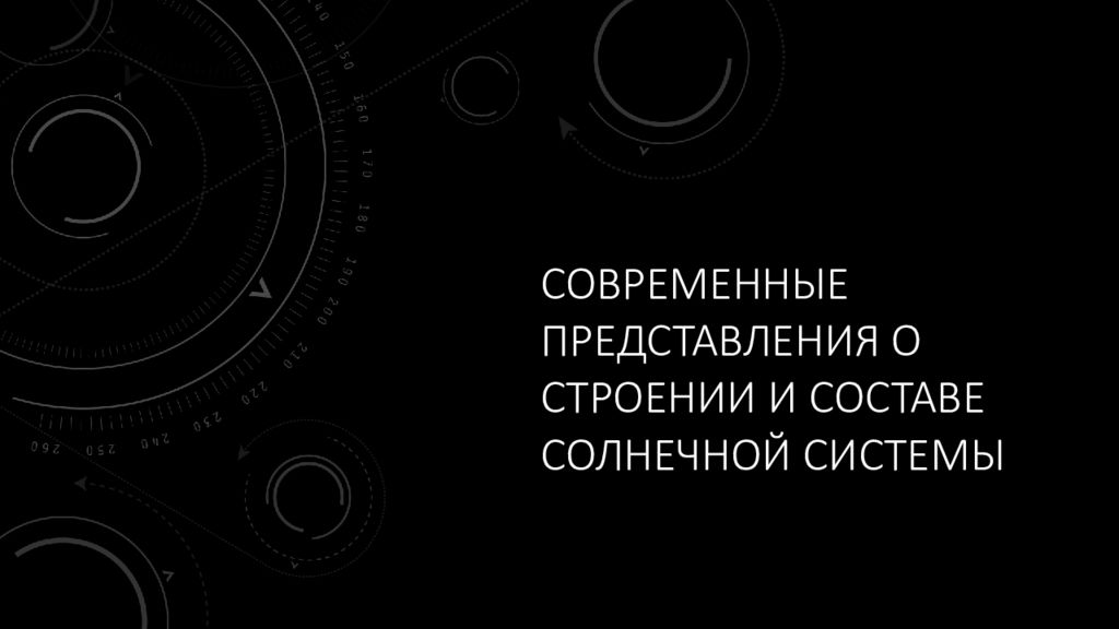 Современные представления о солнечной системе презентация