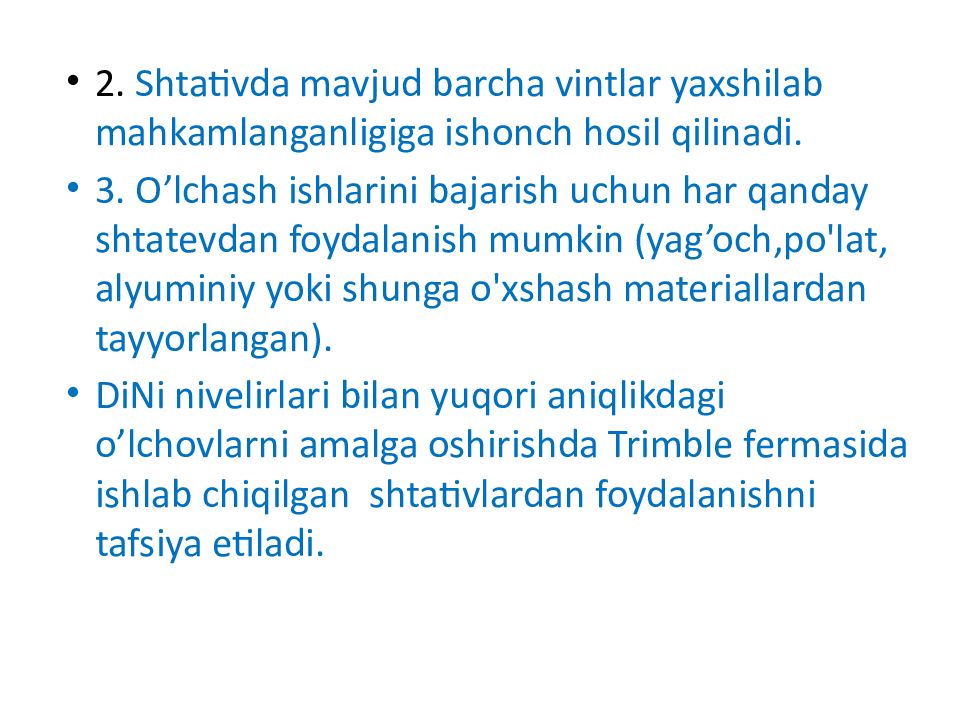 Mavzu:DiNi raqamli niveliri Mavzu:DiNi raqamli niveliri