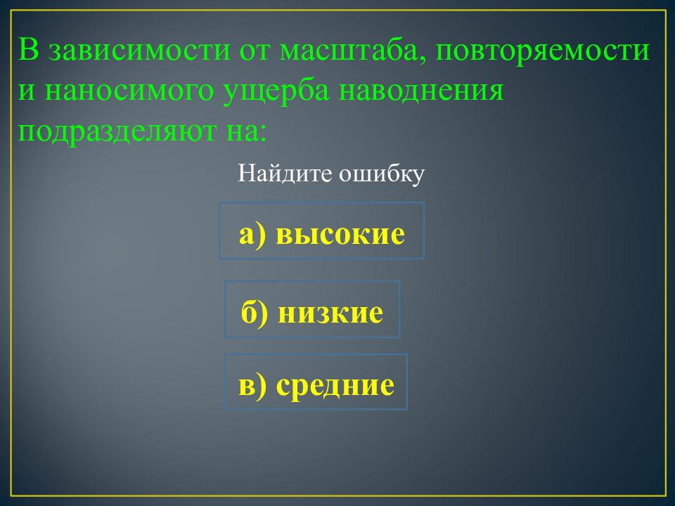 Найдите ниже. В зависимости от масштаба наводнения подразделяют на. D fdbcbvjcnb JN Vfinf,f yfdjlytybz gjlhfpltkz.n YF. В зависимости от масштаба. По повторяемости размерам и нанесенному ущербу наводнения.