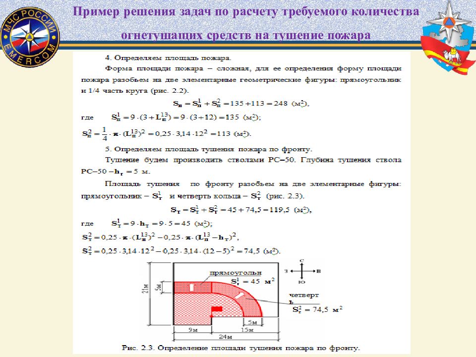 Задача тушения пожара