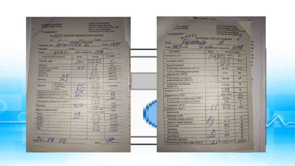 CENTRAL ASIAN MEDICAL UNVERSITETI DAVOLASH ISHI FAKULTETI 421-GURUH TALABASI