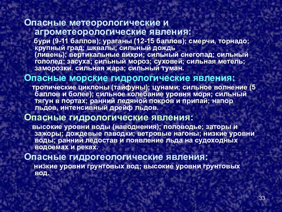 Опасные гидрометеорологические процессы. Метеорологические и агрометеорологические явления. Опасные метеорологические процессы. Опасные гидрометеорологические явления. ЧС метеорологического и агрометеорологического характера.