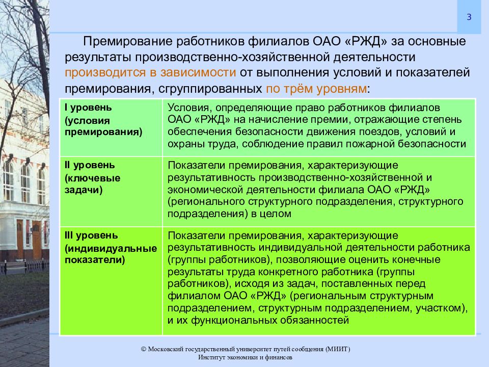 Уровень железной дороги. 3 Уровень премирования на ОАО РЖД. Трехуровневая премирования РЖД. Система премирования сотрудников. Премирование работников РЖД.