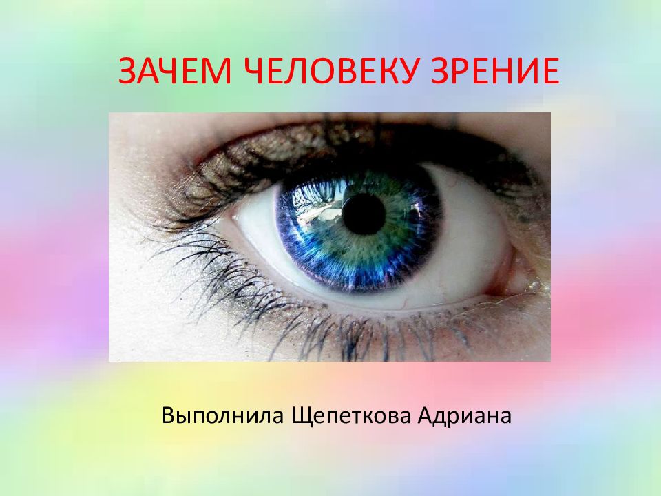 Презентация почему. Зачем человеку зрение. Зачем человеку глаза. Разрешение взгляда человека. Какое бывает зрение у человека.