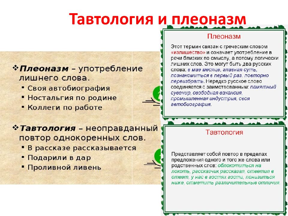 Речевая избыточность тавтология плеоназм 10 класс. Тавтология и плеоназм. Лексический плеоназм. Плеоназм примеры предложений с ошибками. Плеоназм тавтология лексическая сочетаемость.