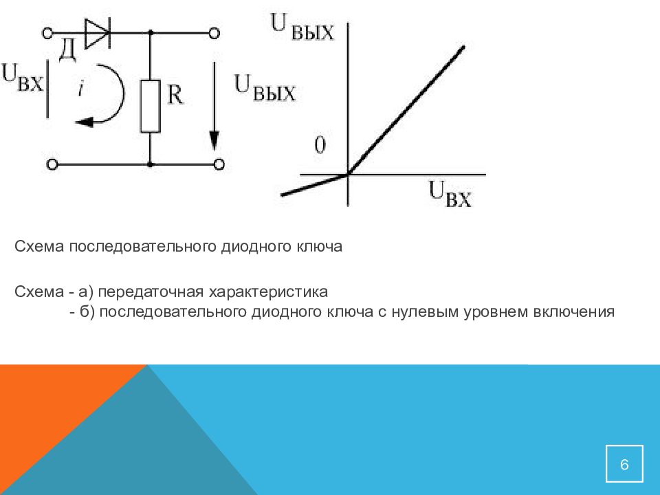 Диодные ключи схема