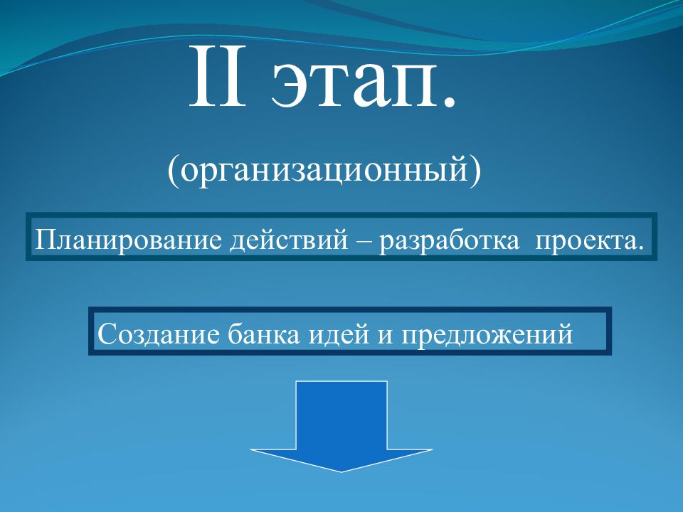 Планово организационный этап проекта