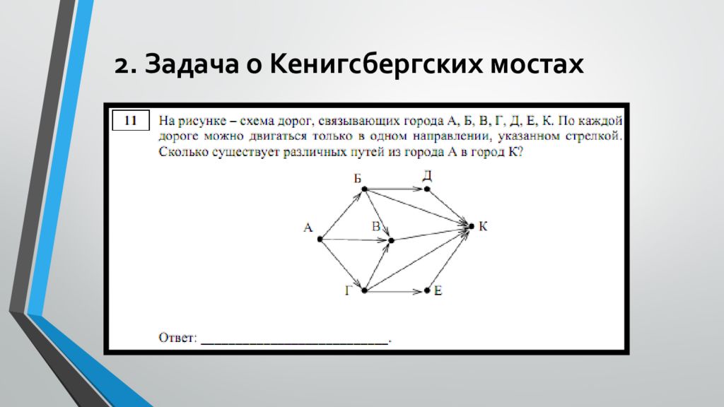 Понятие графа в математике презентация