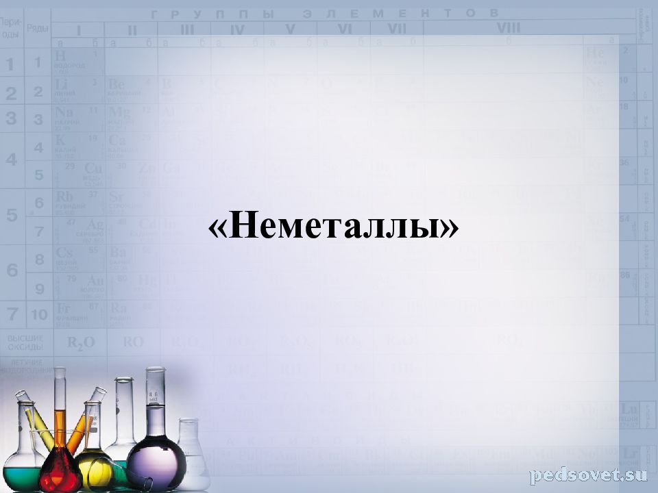 «Неметаллы»
