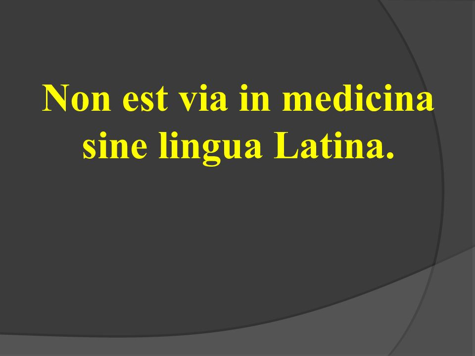 Lingua latina non