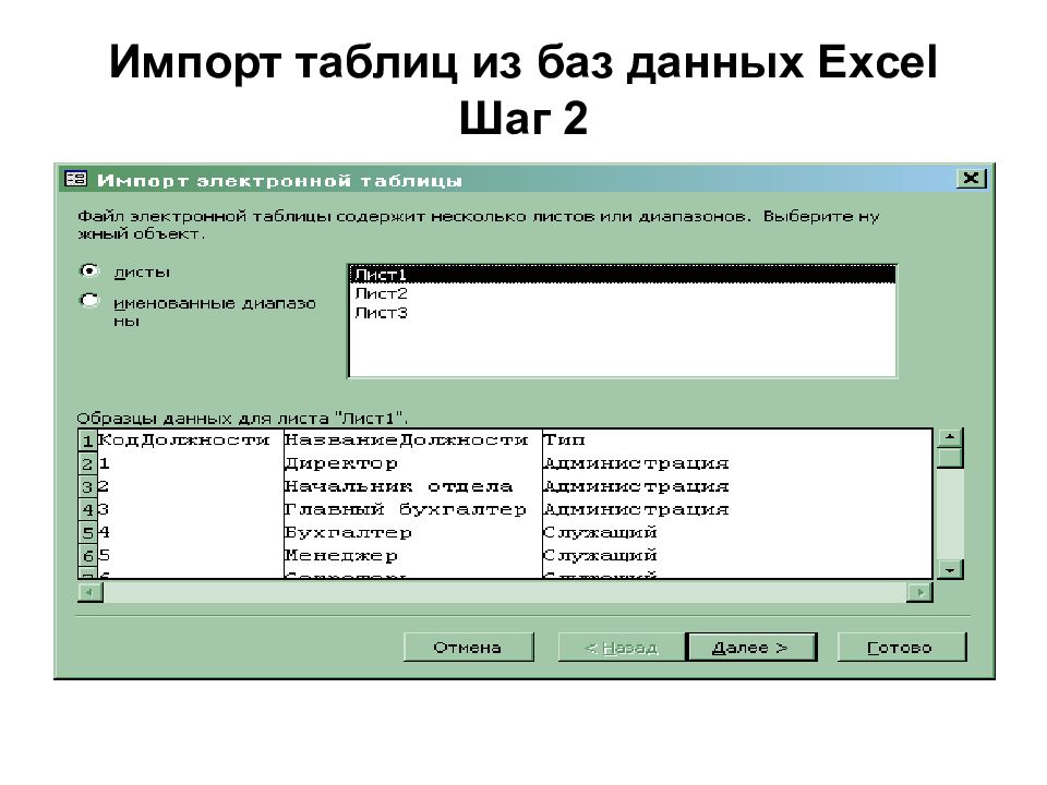 Экспортировать таблицу. Импортирование таблиц это. База данных в excel. Импорт таблицы на лист. Импортировать таблицу.