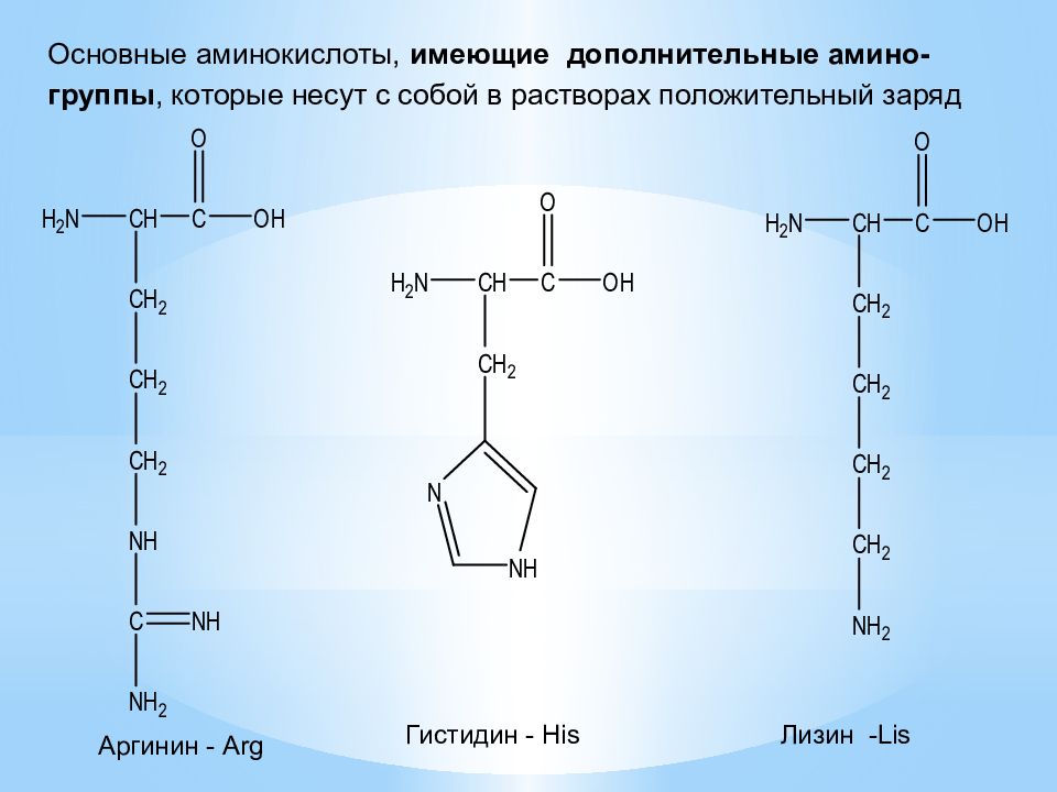 Лизин для чего. Лизин аргинин гистидин. Аминокислота аргинин и гистидин. Аргинин заряд аминокислоты. ARG аминокислота.