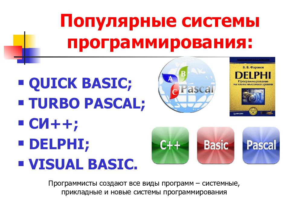 Картинка программы вид. Системы программирования программы. Системы программирования по примеры. Виды системного программирования. Системное программирование примеры программ.
