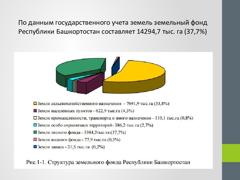 Понятие и состав земель лесного фонда презентация