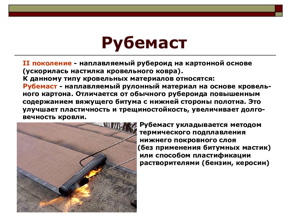 Кровельные материалы презентация