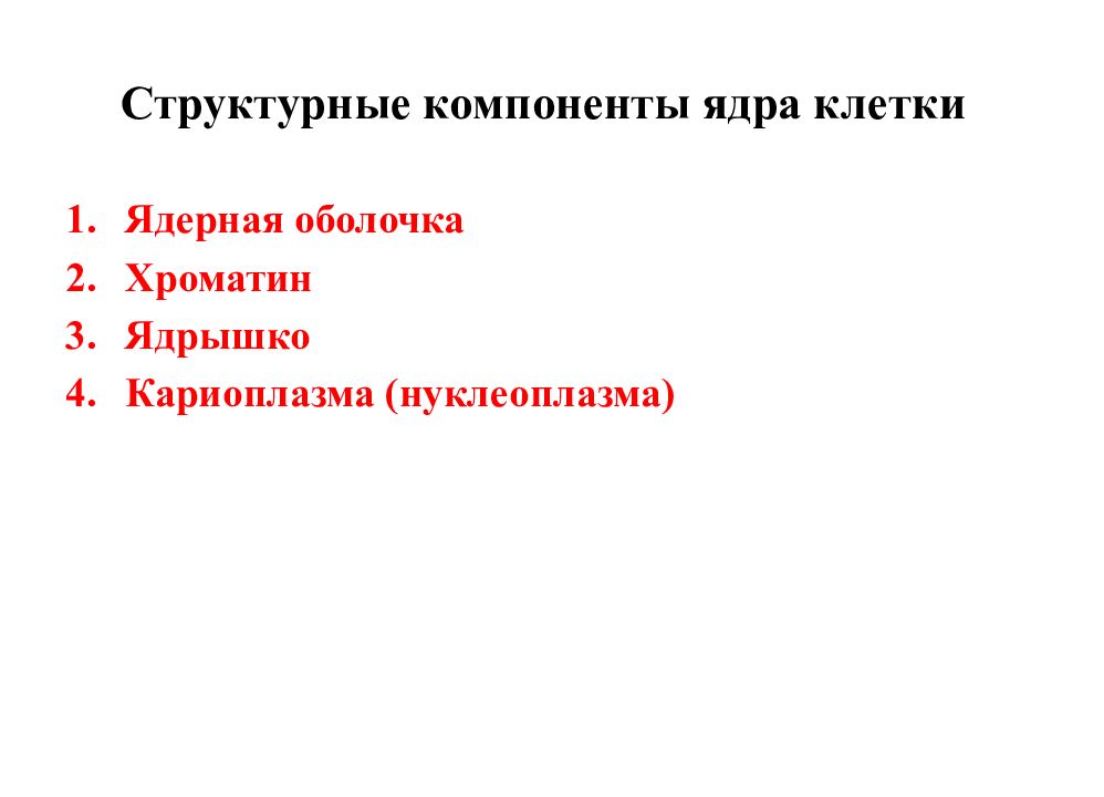 Перечислите компоненты ядра. Главным структурным компонентом ядра является. главный структурный компонент ядра клетки является. главным структурным компонентом ядра клетки являются.