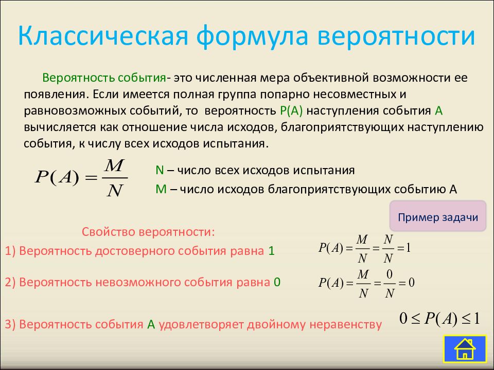 Геометрическая вероятность