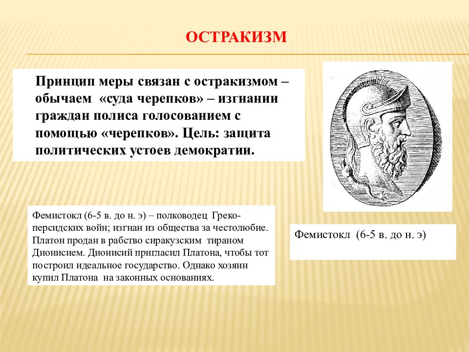 Голосование с помощью черепков в афинах