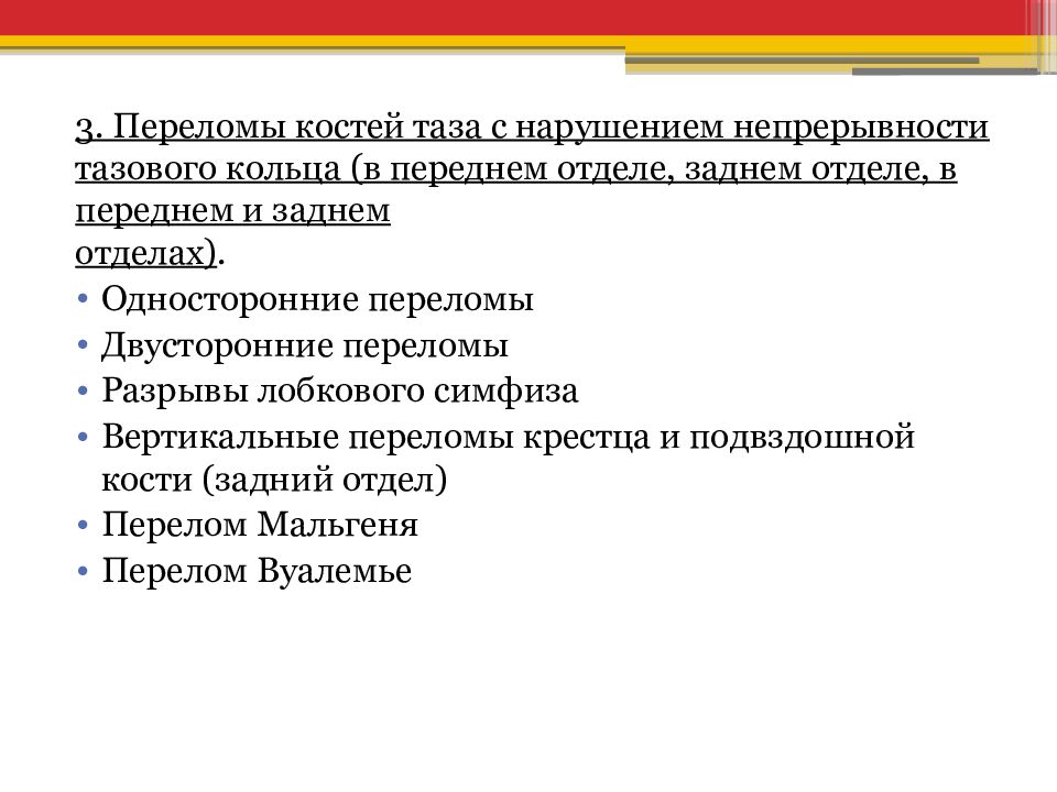 Перелом костей таза карта вызова смп