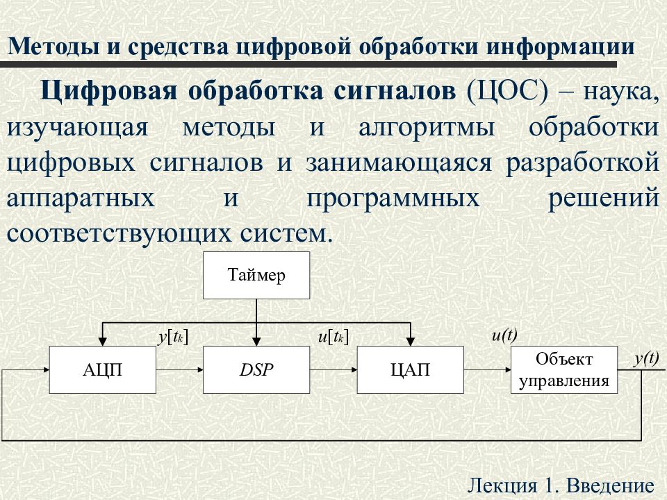 Цифровая обработка сигналов и изображений в радиофизических приложениях