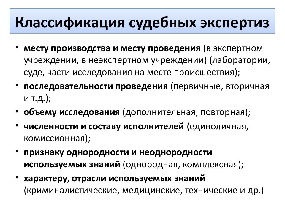 Основы экспертизы